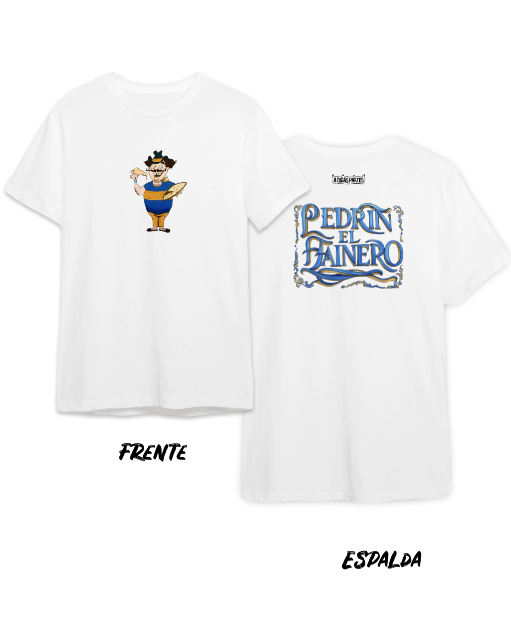 Remera Pedrin el Fainero (Blanca) - Boca Juniors