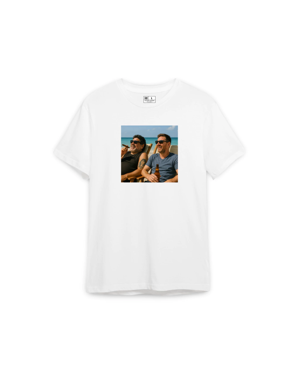 Remera del Diego y Leo "en otra dimensión"