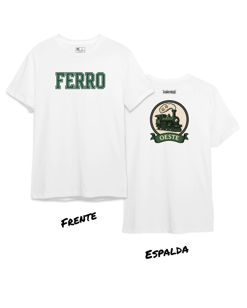 Remera de Ferrocarril Oeste Línea College - Doble