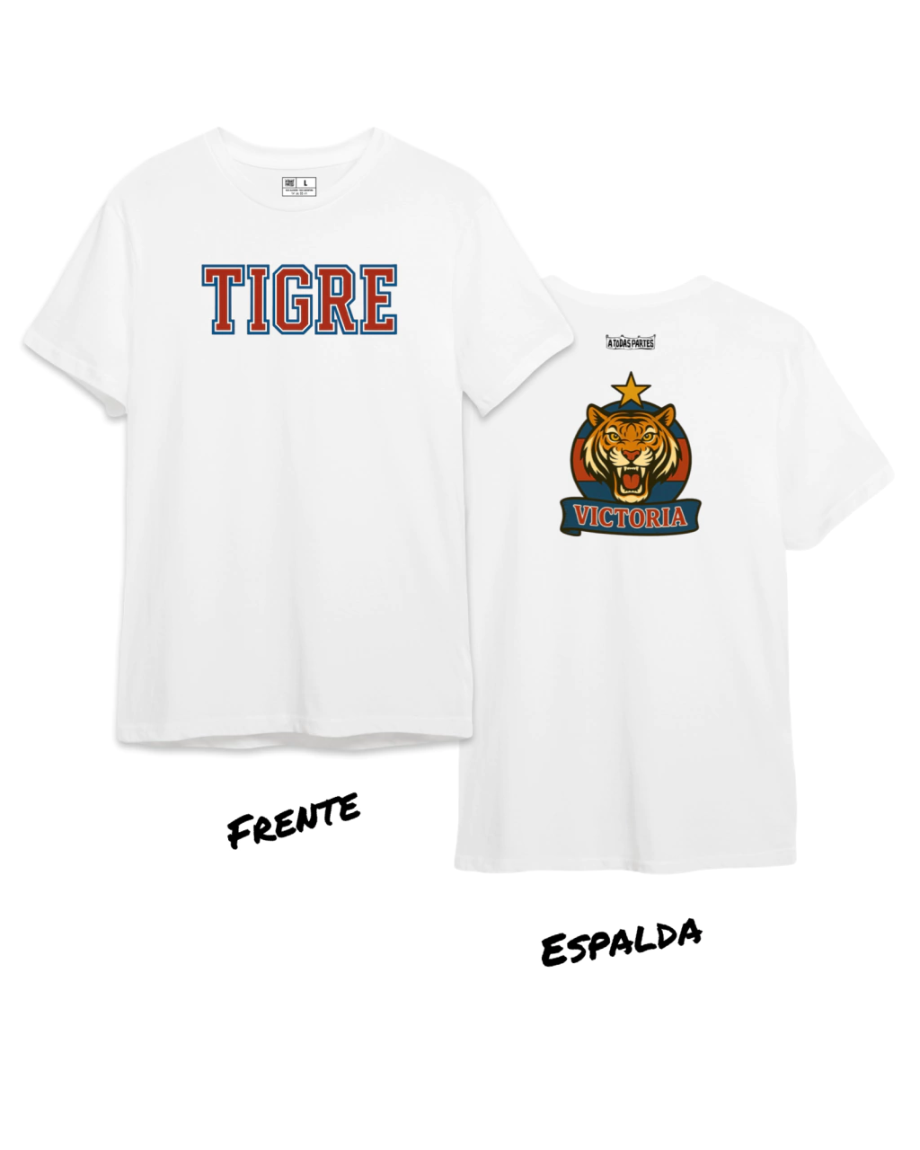 Remera de Tigre Línea College - Doble