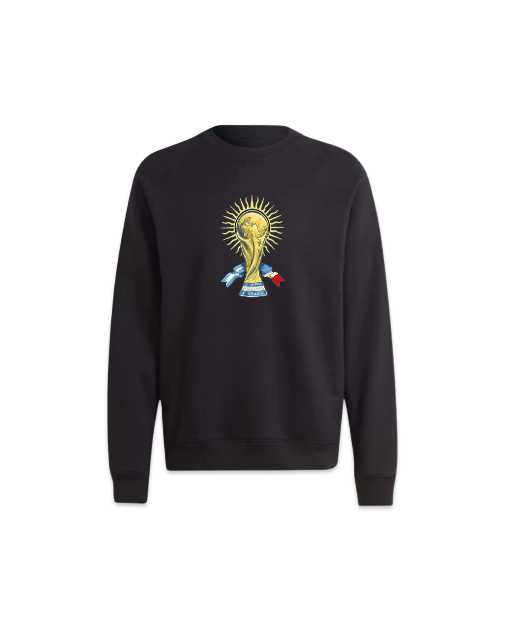 Buzo Authentic de Argentina Campeón del Mundo 22 - Simple - Negro
