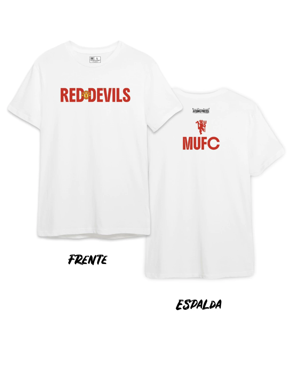 Remera Manchester United - Red Devils (internacional)
