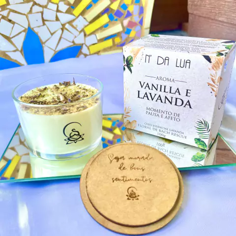 Vela N´da Lua - Vanilla e Lavanda
