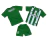 UNIFORME NIÑO ATLETICO NACIONAL 2016 retro - comprar online