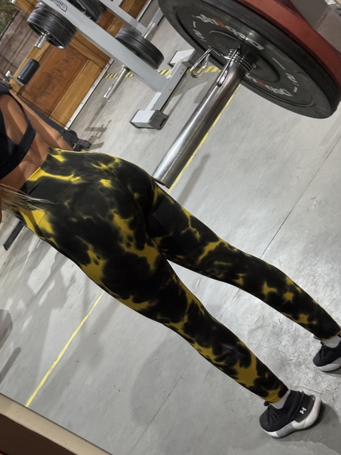 Calza Lara Batick Yellow and Black - comprar online