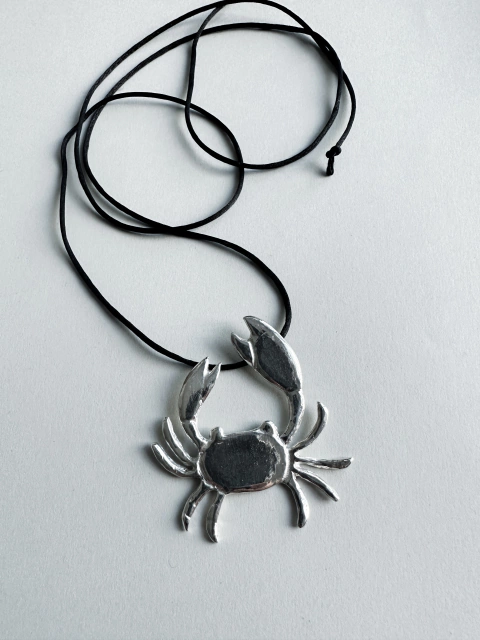 Collar N34 plata - comprar online