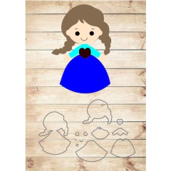 Cortador Ana 7cm (frozen) Promoção