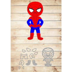 Cortador homem aranha 8cm Promoção