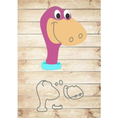 Cortador dino 4cm (flintstones) Promoção