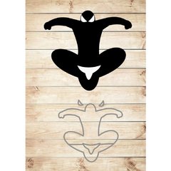Cortador silhueta homem aranha (modelo 2) Promoção