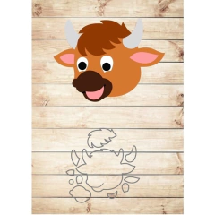 cortador boi fazendinha Promoção