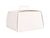 CAJA TORTA CARTULINA 27X27X15CM BLANCA LISA X 1