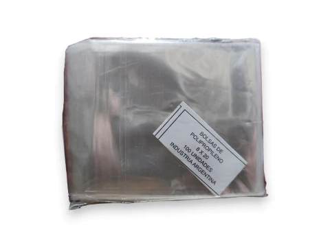 BOLSA P.P 8 X 20 X 100 UNID