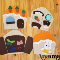 Moldes Cortados a Laser do Projeto Toca do Coelho na internet