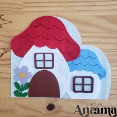 Moldes Cortados a Laser do Projeto Vila Azul - comprar online