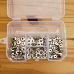 Kit com Ferragens - Botão Tic Tac 35 / Botão nº 80/ Rebite nº 2 - comprar online