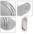 Manijon Plaqueta Oval Corto Acero Inoxidable - Herrapei