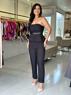 Conjunto de calça com blusa tomara com bojo