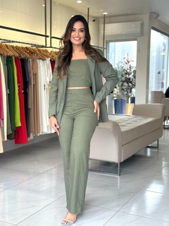 Conjunto em linho 3 peças - comprar online