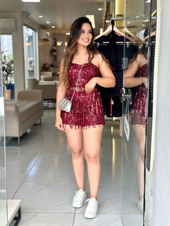 Shorts em paetê - comprar online