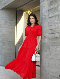 Vestido Esther em tecido Chifon na internet