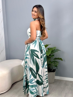Vestido solto em malha gola alta - D’gradê