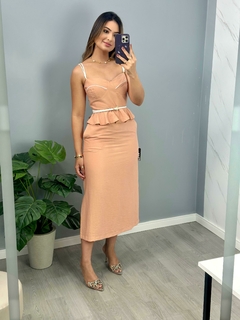 Imagem do Vestido mídi reto de alça