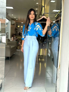 Calça Amélia em tecido Marrant - comprar online