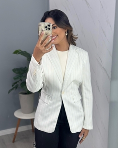 Blazer risca de giz - comprar online