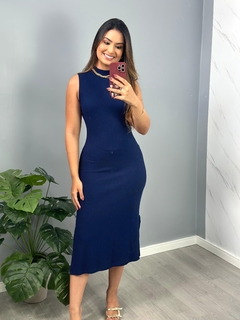 Vestido Claudia gola alta - comprar online