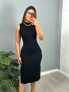 Vestido Claudia gola alta