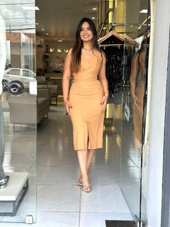 Vestido linho Rayssa - D’gradê