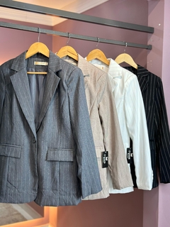 Blazer risca de giz - comprar online