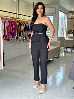 Imagem do Conjunto de calça com blusa tomara com bojo