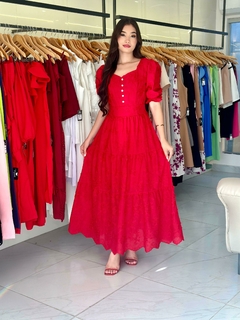 Vestido mídi Pamela na internet