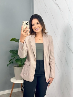 Blazer risca de giz