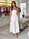 Vestido em tecido marrent sem bojo