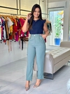 Calça reta alfaiataria