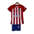 Kit Infantil Atlético de Madrid I 23/24 Nike - Vermelho e branco e azul