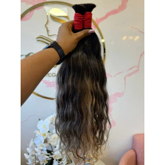 Cabelo Humano Vietnamita Morena Iluminada 50gr - Liga Vermelha na internet