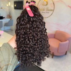 Cabelo Humano Cacheado Caipira 50gr - Cabelo Divino Mega Hair