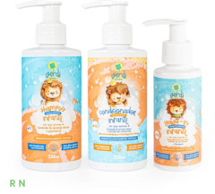 Kit Shampoo + Condicionador + Leave In Creme De Pentear Infantil