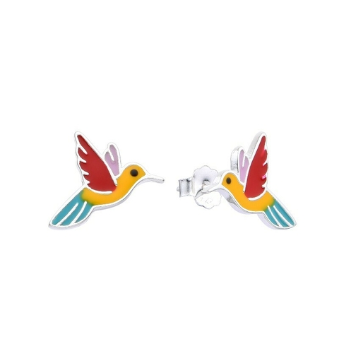 Aros de Colibrí Plata 925