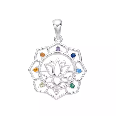 Dije de Flor de Loto Plata 925