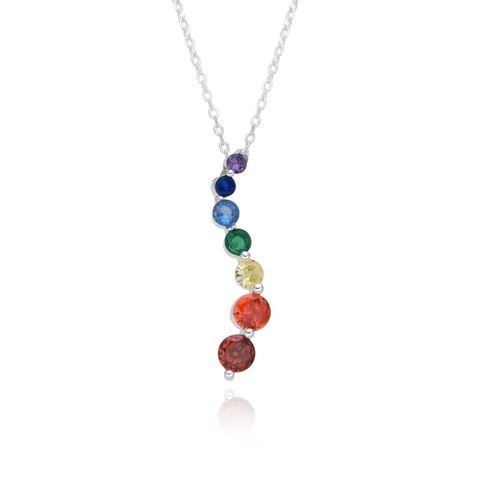 Collar de los 7 Chakras Plata 925