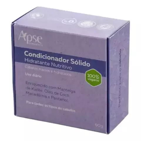 Condicionador Sólido Hidratante Nutritivo 60g - Apice
