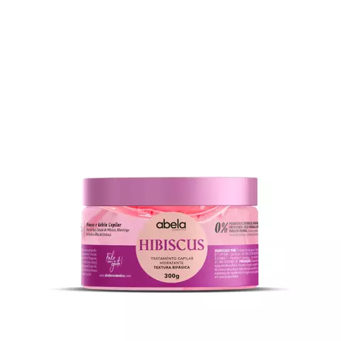Máscara Bifásica Hidratante Hibiscus 300g - Abela