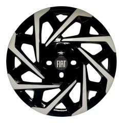 Kit 4 Calota Esportiva Aro 15 Compatível c/Roda Strada Punto Palio Idea Linea Siena Uno na internet