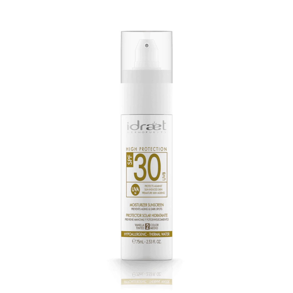 SPF 30 - Crema Color Medio - Idraet