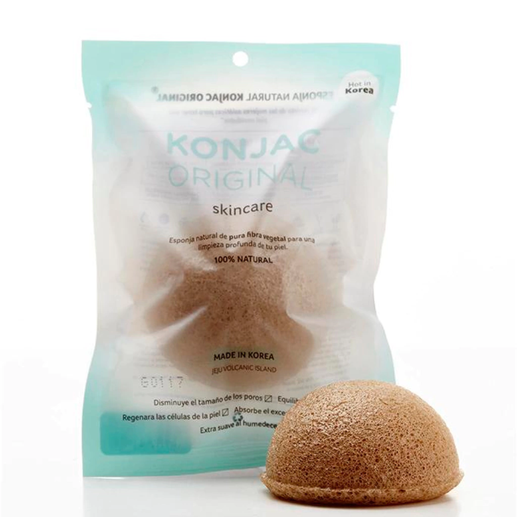 Esponja Facial Original Té Verde - MANCHAS - Konjac